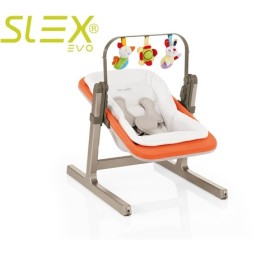 GHẾ ĐƯA ĐA NĂNG BREVI- SLEX EVO TỪ 0 m+, MÀU CAM