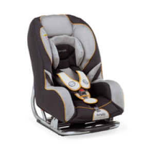 GHẾ NGỒI Ô TÔ CHO BÉ - BREVI GRANDPRIX T2 SILVERLINE TỪ 0 THÁNG TUỔI, MÀU ĐEN XÁM