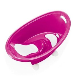 THAU TẮM BÉ BREVI- GOCCIA, MÀU HỒNG/TRẮNG