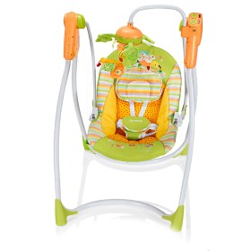 VÕNG ĐƯA CÓ ĐỒ CHƠI BREVI- ALTHEA, MÀU XANH LÁ PHỐI CAM