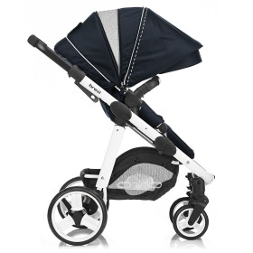 XE ĐẨY BREVI- OVO JOGGER, MÀU ĐEN XÁM