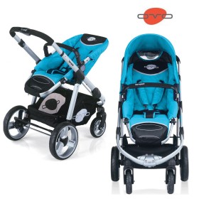 XE ĐẨY BREVI- OVO JOGGER, MÀU XANH