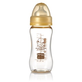 BÌNH SỮA  CỔ RỘNG PPSU  KUKU KU5834 - 280ML