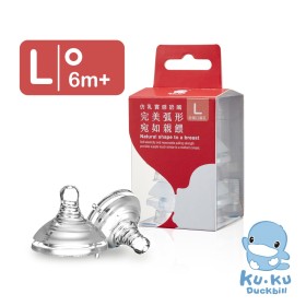 TY THAY BÌNH SỮA CỔ RỘNG SILICONE SIÊU MỀM DÒNG CHẢY TRÒN KUKU KU5288 - SIZE L