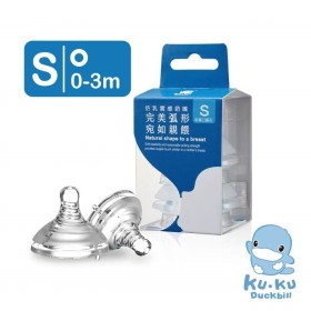 TY THAY BÌNH SỮA CỔ RỘNG SILICONE SIÊU MỀM DÒNG CHẢY TRÒN KUKU KU5286 - SIZE S