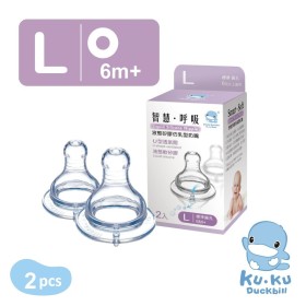 TY THAY BÌNH SỮA CỔ NHỎ SIZE L KUKU KU5252  (VỈ 2 CÁI)