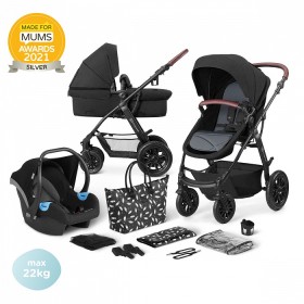 Bộ xe đẩy cho bé Kinderkraft  XMOOV3IN1 - Màu đen