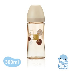 BÌNH SỮA KUKU CỔ RỘNG PPSU PHIÊN BẢN KU-PLUS KU5883 - 300ml 